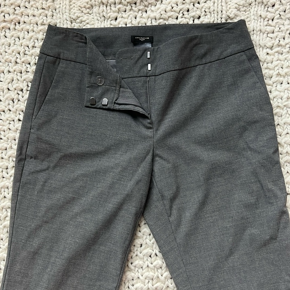 Ann Taylor drag grey trousers - 2P signature fit